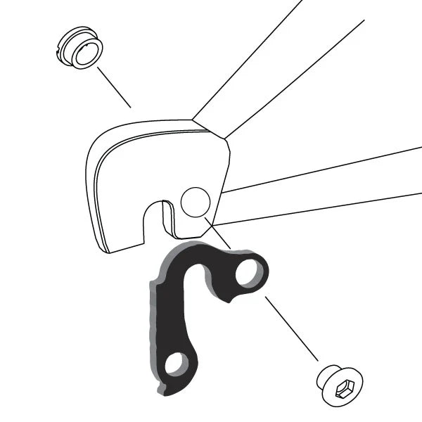 WHEELS MANUFACTURING REPLACEABLE DERAILLEUR HANGER/DROPOUT 130