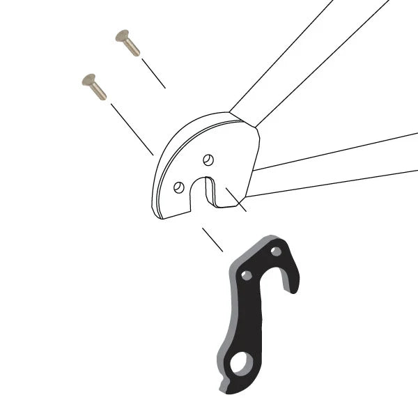WHEELS MANUFACTURING REPLACEABLE DERAILLEUR HANGER/DROPOUT 144