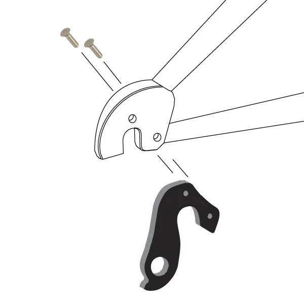WHEELS MANUFACTURING REPLACEABLE DERAILLEUR HANGER/DROPOUT 146