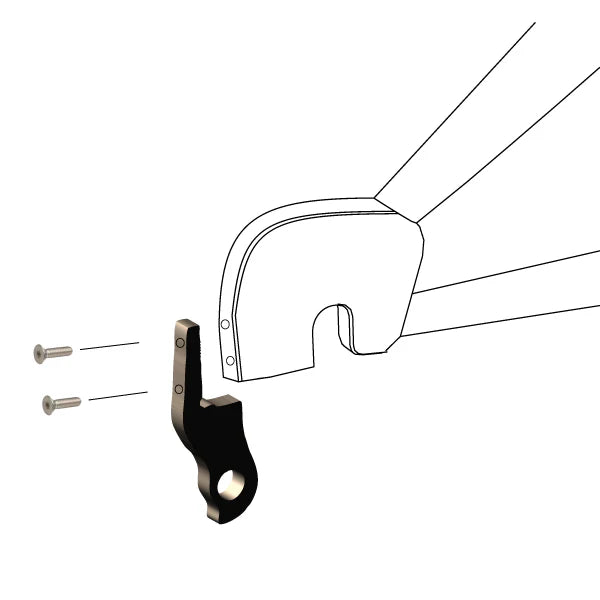 WHEELS MANUFACTURING REPLACEABLE DERAILLEUR HANGER/DROPOUT 183