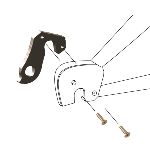 WHEELS MANUFACTURING REPLACEABLE DERAILLEUR HANGER/DROPOUT 185