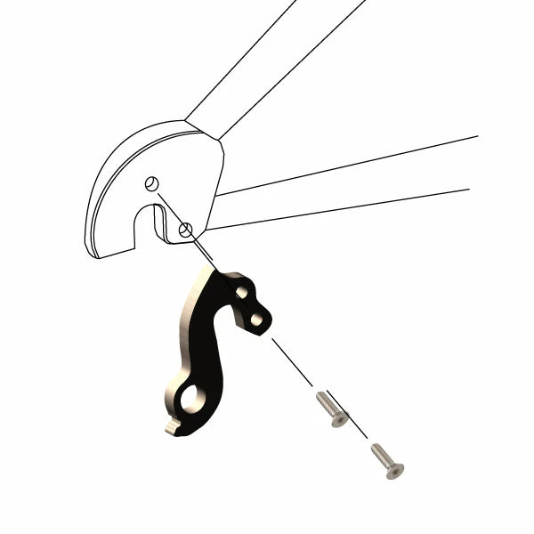 WHEELS MANUFACTURING REPLACEABLE DERAILLEUR HANGER/DROPOUT 234