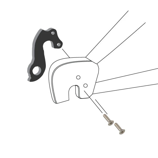 WHEELS MANUFACTURING REPLACEABLE DERAILLEUR HANGER/DROPOUT 58
