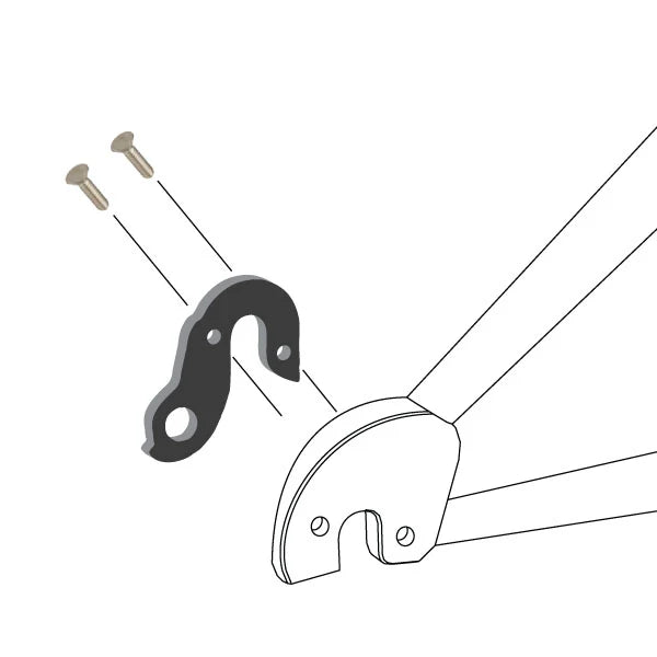 WHEELS MANUFACTURING REPLACEABLE DERAILLEUR HANGER/DROPOUT 63