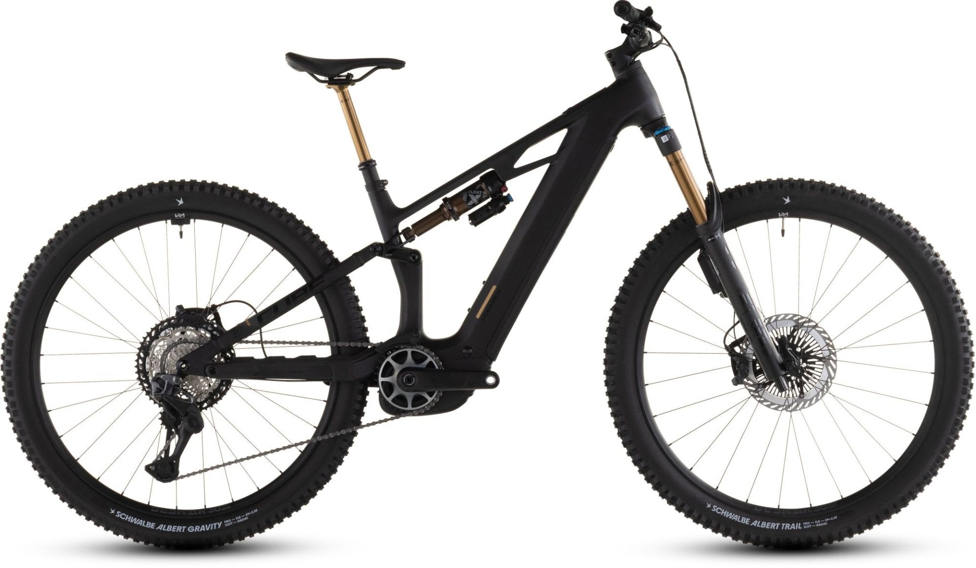 CUBE STEREO HYBRID ONE44 HPC AT 800 eMTB BIKE 2026 CARBON' N 'GOLD