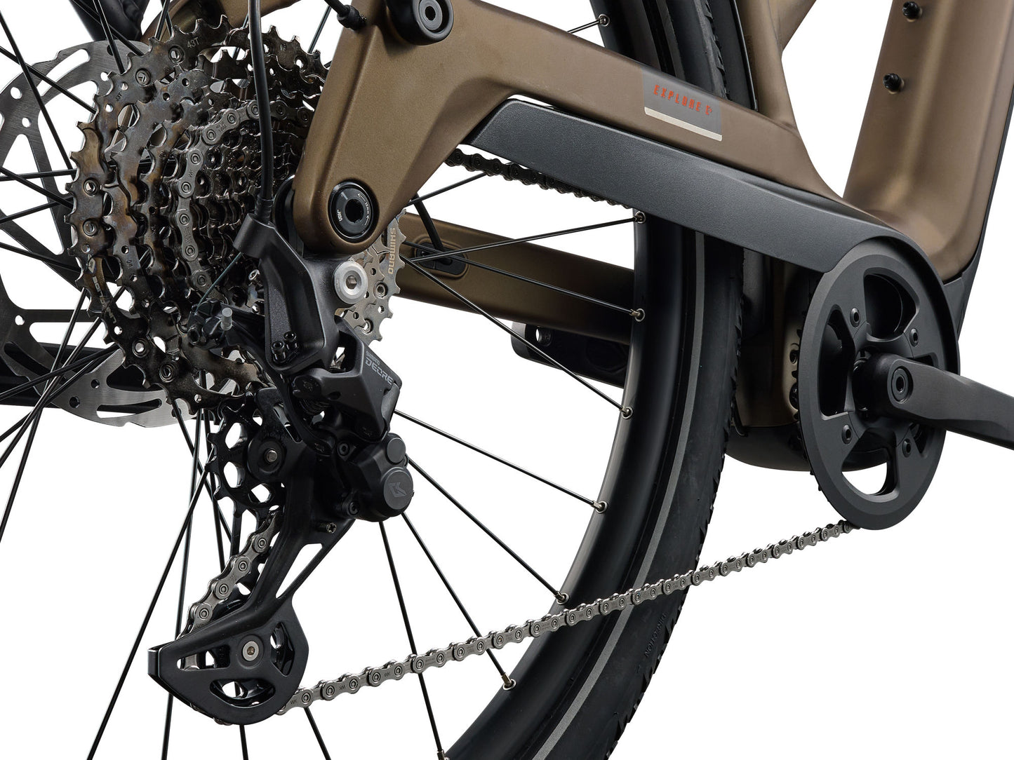 GIANT EXPLORE E+ 3 STAGGER HYBRID eBIKE 2026 PYRITE BROWN