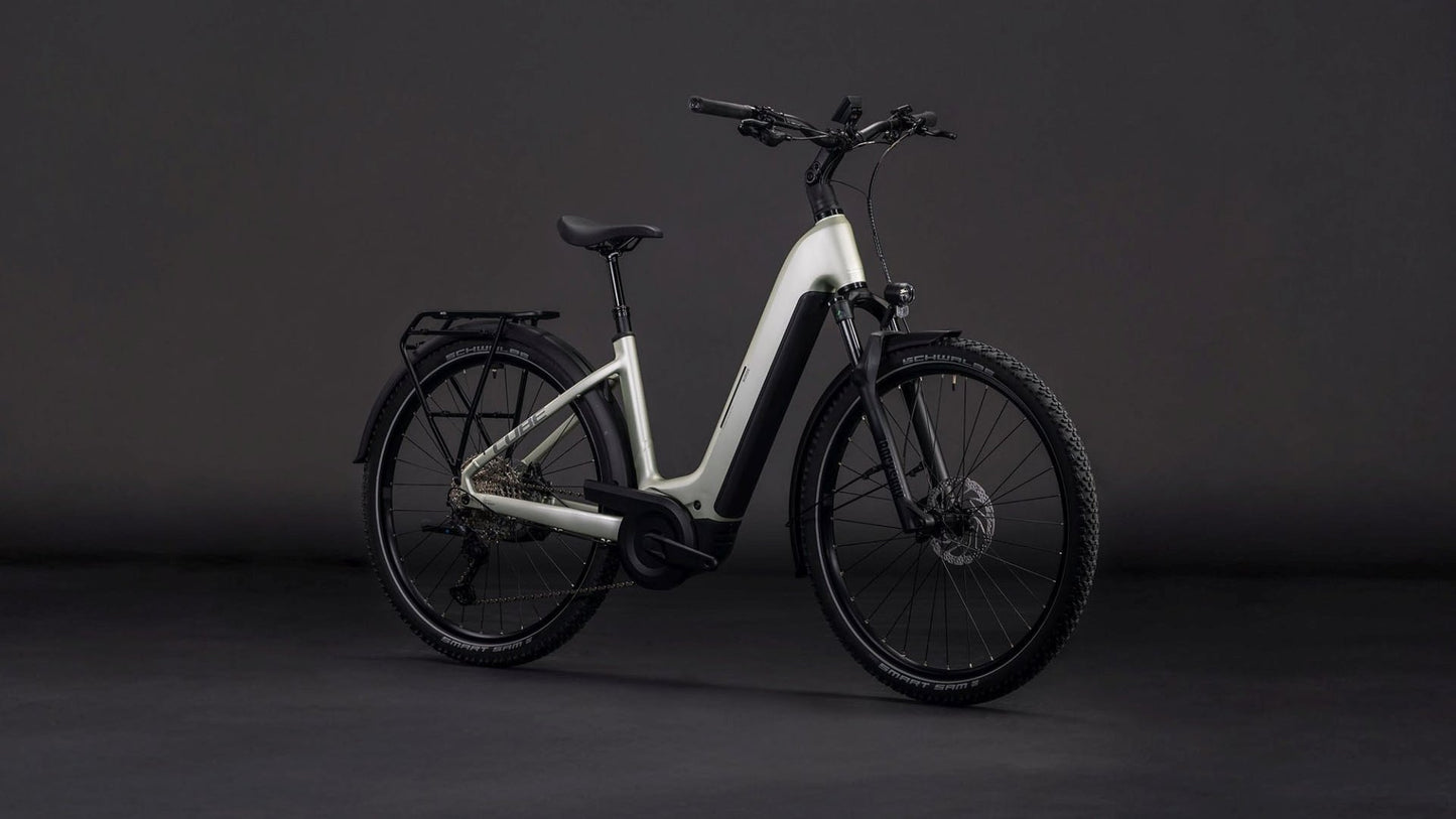 CUBE NURIDE HYBRID EXC 800 EASY ENTRY eTREKKING BIKE 2026 LEMONGRASS' N 'REFLEX