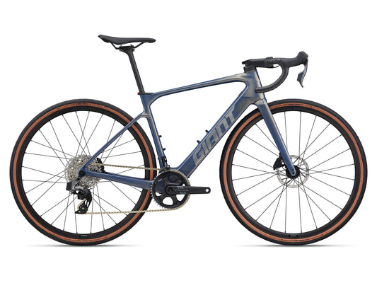 GIANT DEFY ADVANCED E+ ELITE AR eROAD BIKE 2026 MIDNIGHT MOON