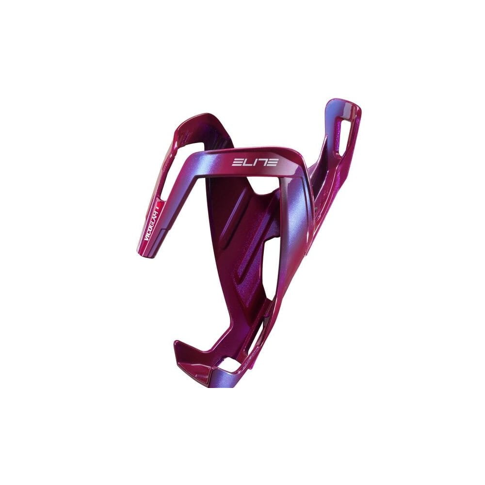 ELITE VICO GLAM BOTTLE CAGE - METAL RED WHITE GRAPHIC