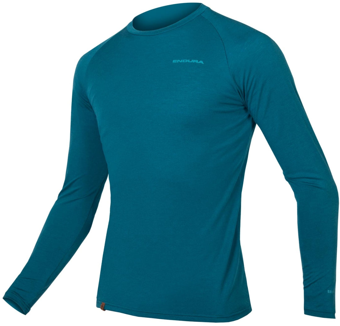 ENDURA BAABAA BLEND L/S BASELAYER - KINGFISHER