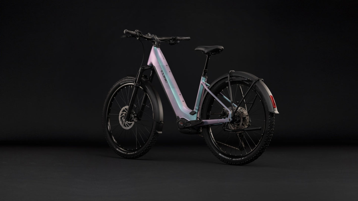 CUBE REACTION HYBRID PRO 800 FE HARDTAIL eMTB BIKE 2027 POLARLIGHT 'N' BLACK (EASY ENTRY)