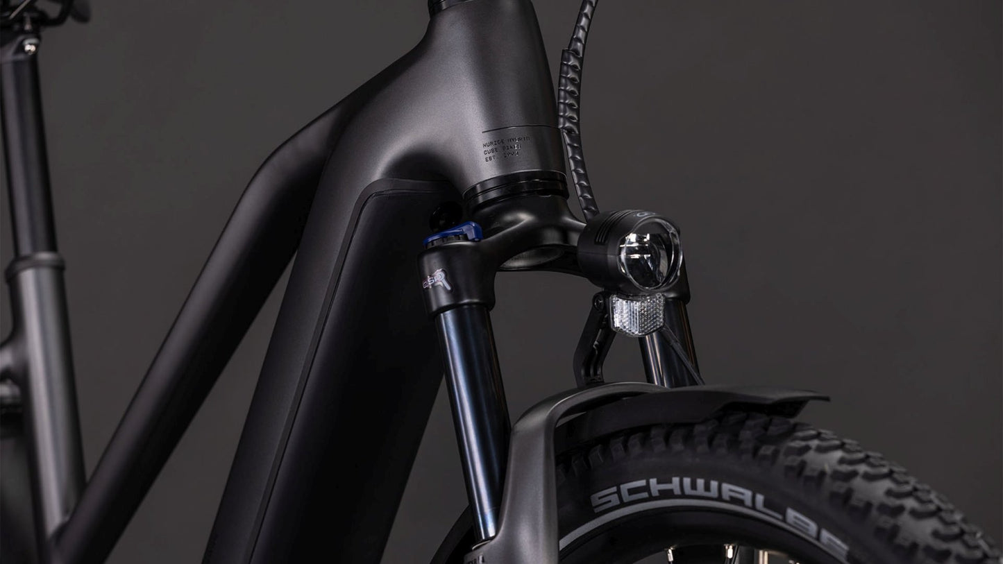 CUBE NURIDE HYBRID PERFORMANCE 600 TRAPEZE eTREKKING BIKE 2026 SLABGREY' N 'BLACK