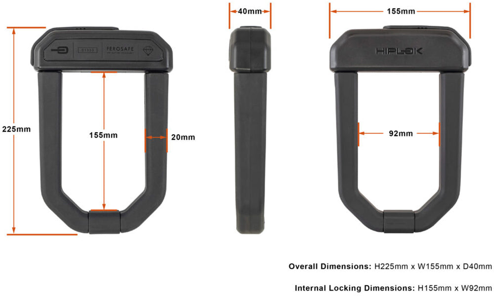 HIPLOK D1000 D-LOCK