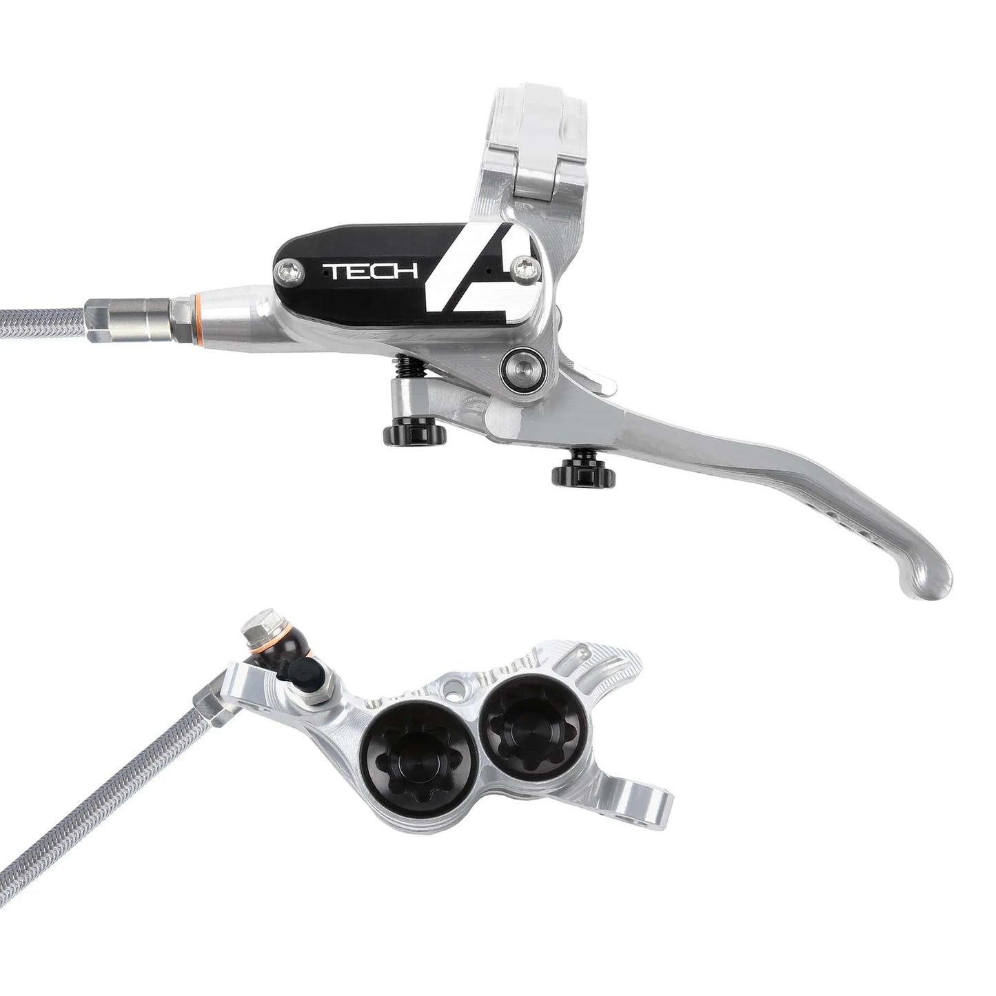 HOPE TECH 4 V4 DISC BRAKE RIGHT LEVER BLACK/SILVER