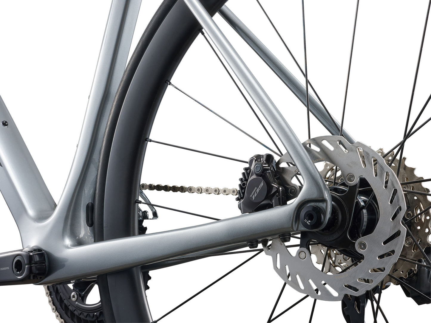 GIANT TCR ADVANCED PRO 1 (Di2) ROAD BIKE 2026 TECH SILVER