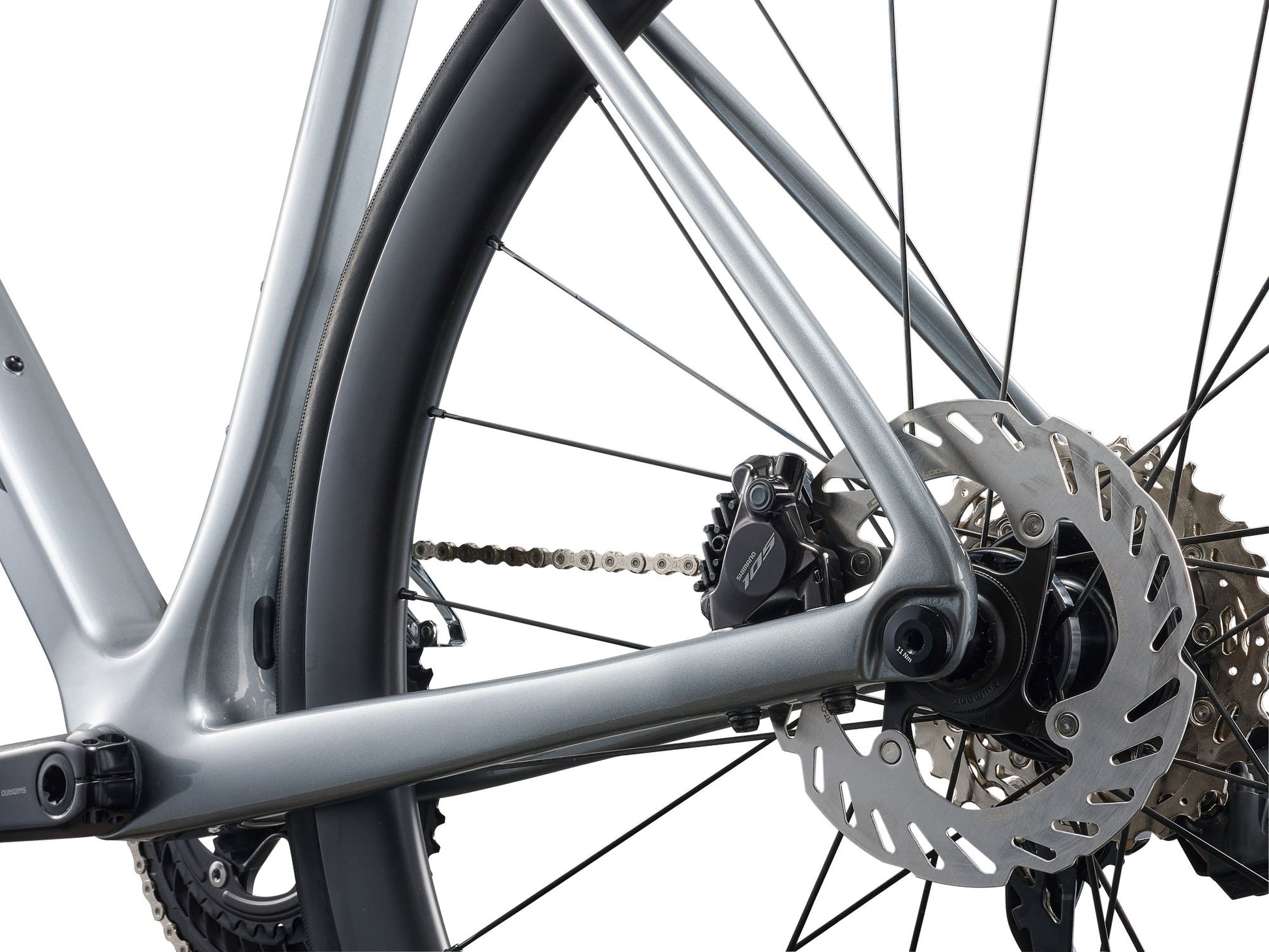 GIANT TCR ADVANCED PRO 1 (Di2) ROAD BIKE 2026 TECH SILVER