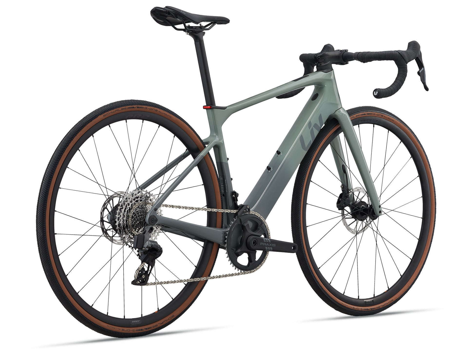 GIANT LIV AVAIL ADVANCED E+ ELITE AR eROAD BIKE 2026 EUCALYPTUS/OCEAN STORM