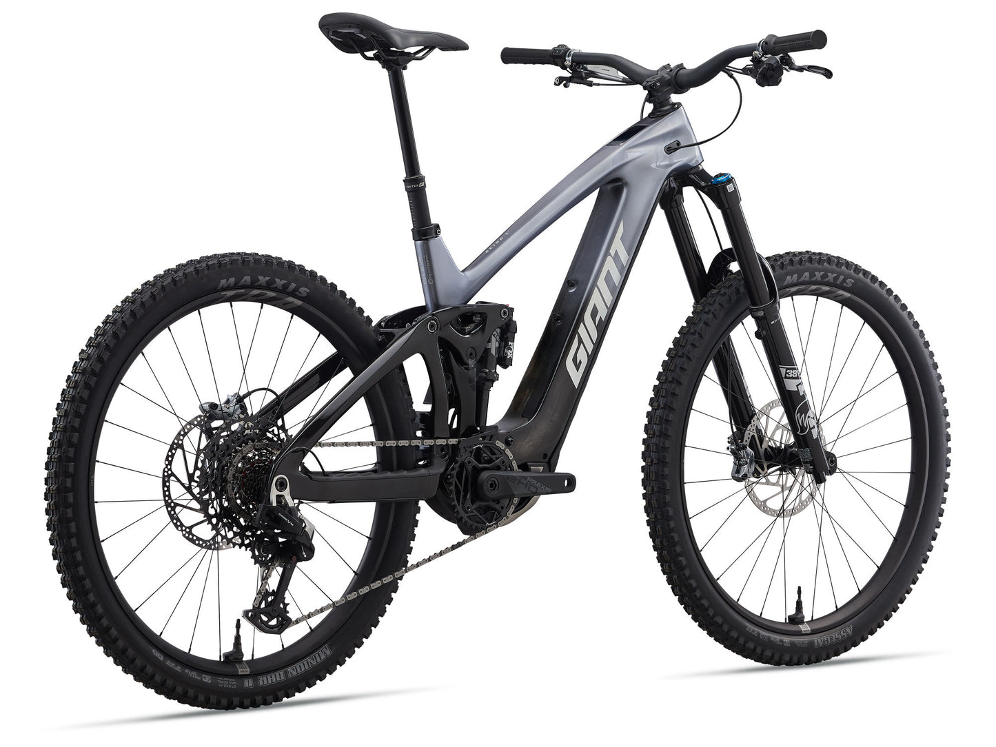 GIANT REIGN ADVANCED E+ 1 eMTB BIKE 2026 MERCURY/CARBON SMOKE