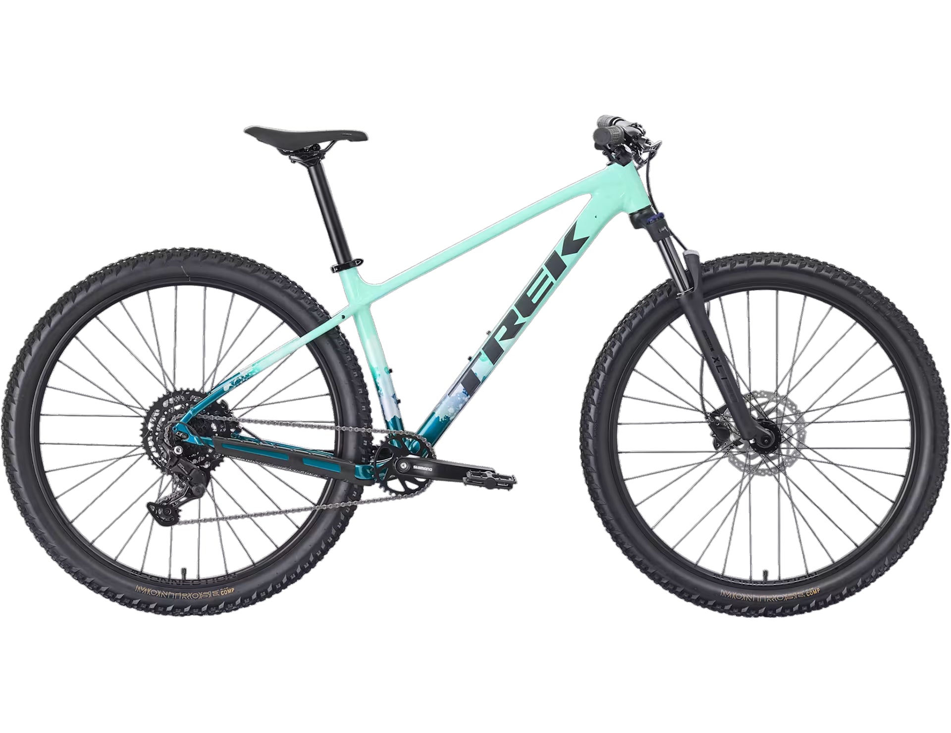 TREK MARLIN 5 GEN 3 MTB BIKE 2026 MIAMI GREEN/DARK AQUATIC FADE