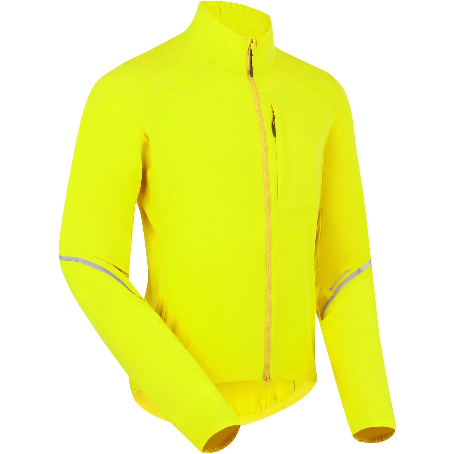 MADISON FREEWHEEL PACKABLE WIND RESISTANT MEN'S JACKET HI-VIZ YELLOW