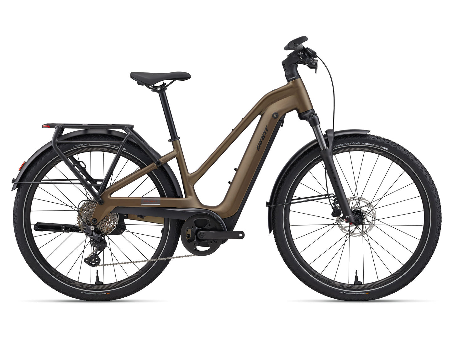 GIANT EXPLORE E+ 3 STAGGER HYBRID eBIKE 2026 PYRITE BROWN