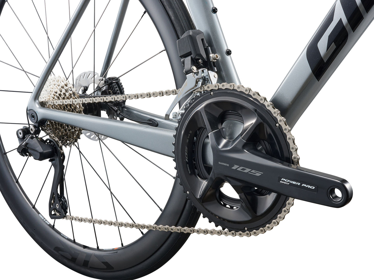 GIANT TCR ADVANCED PRO 1 (Di2) ROAD BIKE 2026 TECH SILVER