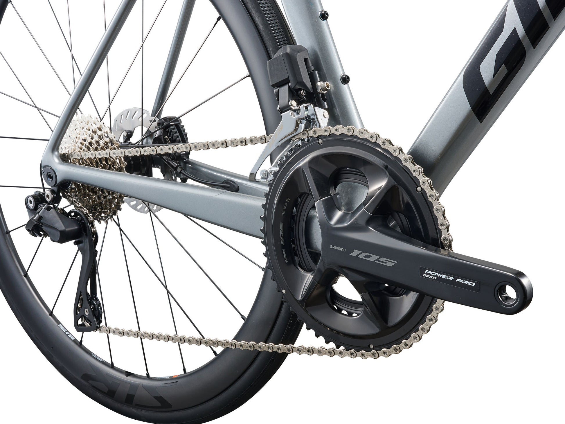 GIANT TCR ADVANCED PRO 1 (Di2) ROAD BIKE 2026 TECH SILVER