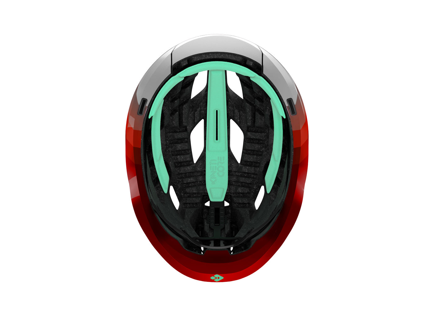 LAZER STRADA KINETICORE ROAD HELMET SILVER RED