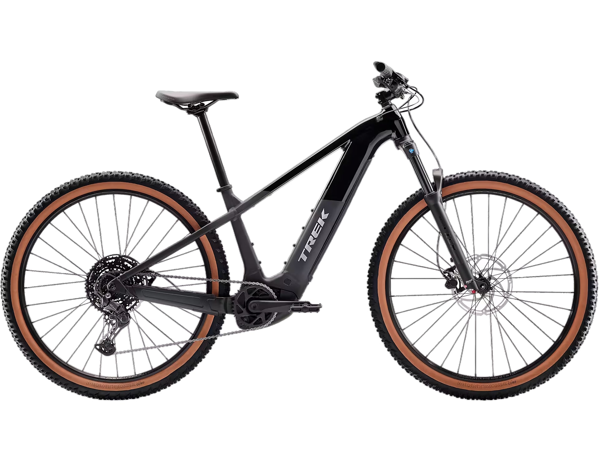 TREK POWERFLY+ 4 GEN 5 800Wh HARDTAIL eMTB BIKE 2026 GLOSS DARK STAR/MATTE DARK WEB