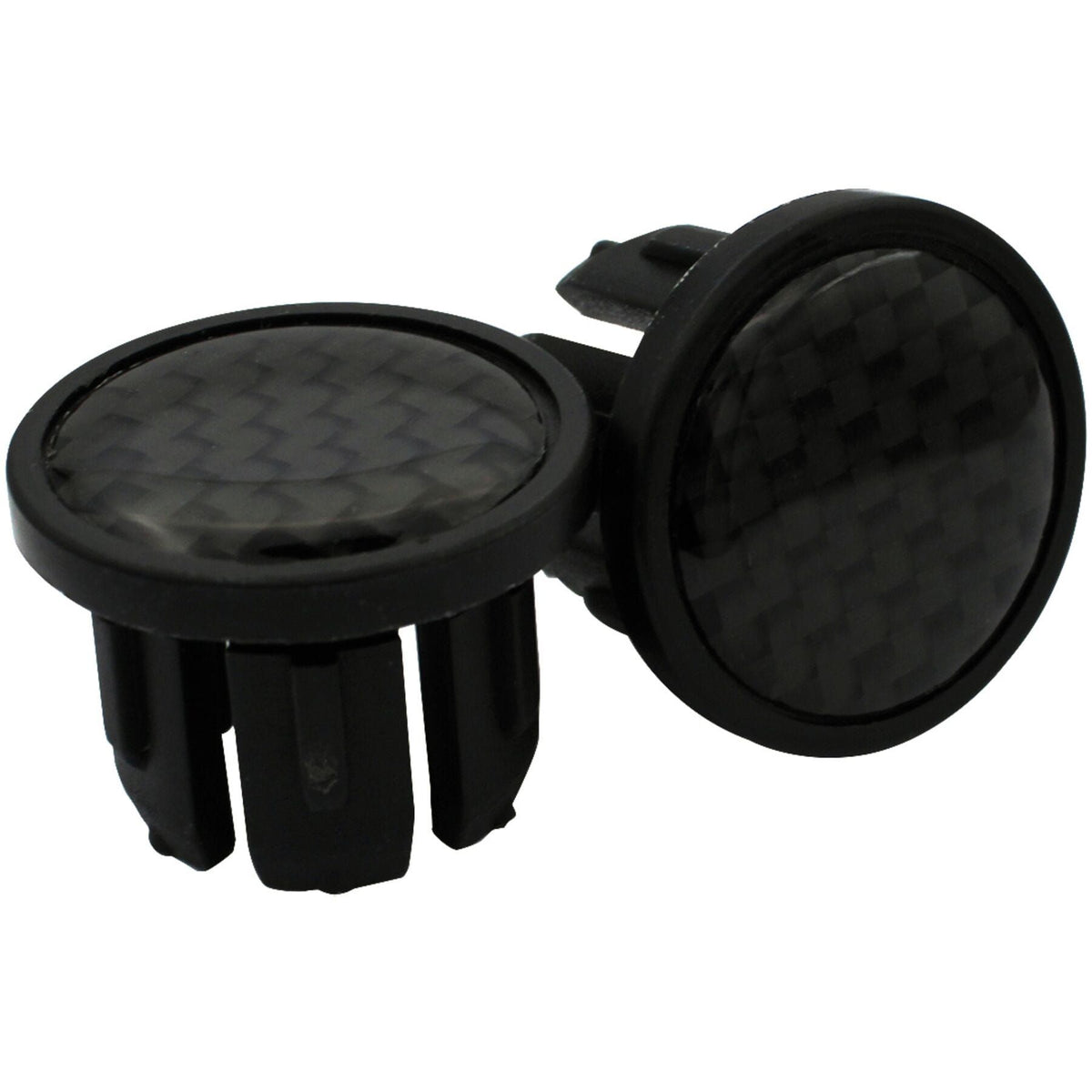 M PART CARBON FIBRE LOOK ROAD BAR END PLUGS