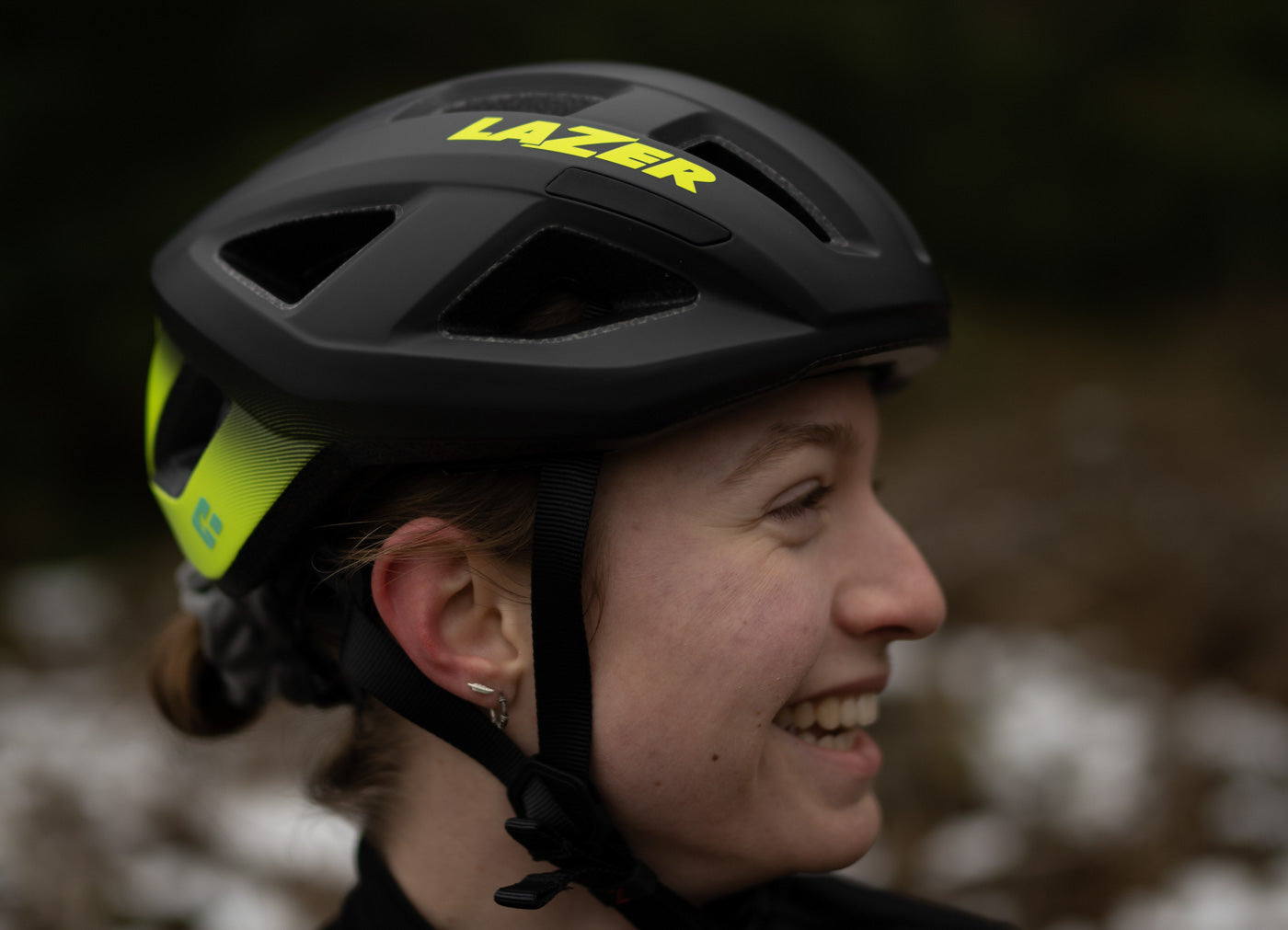 LAZER TONIC KINETICORE ROAD HELMET FLASH YELLOW MATTE BLACK