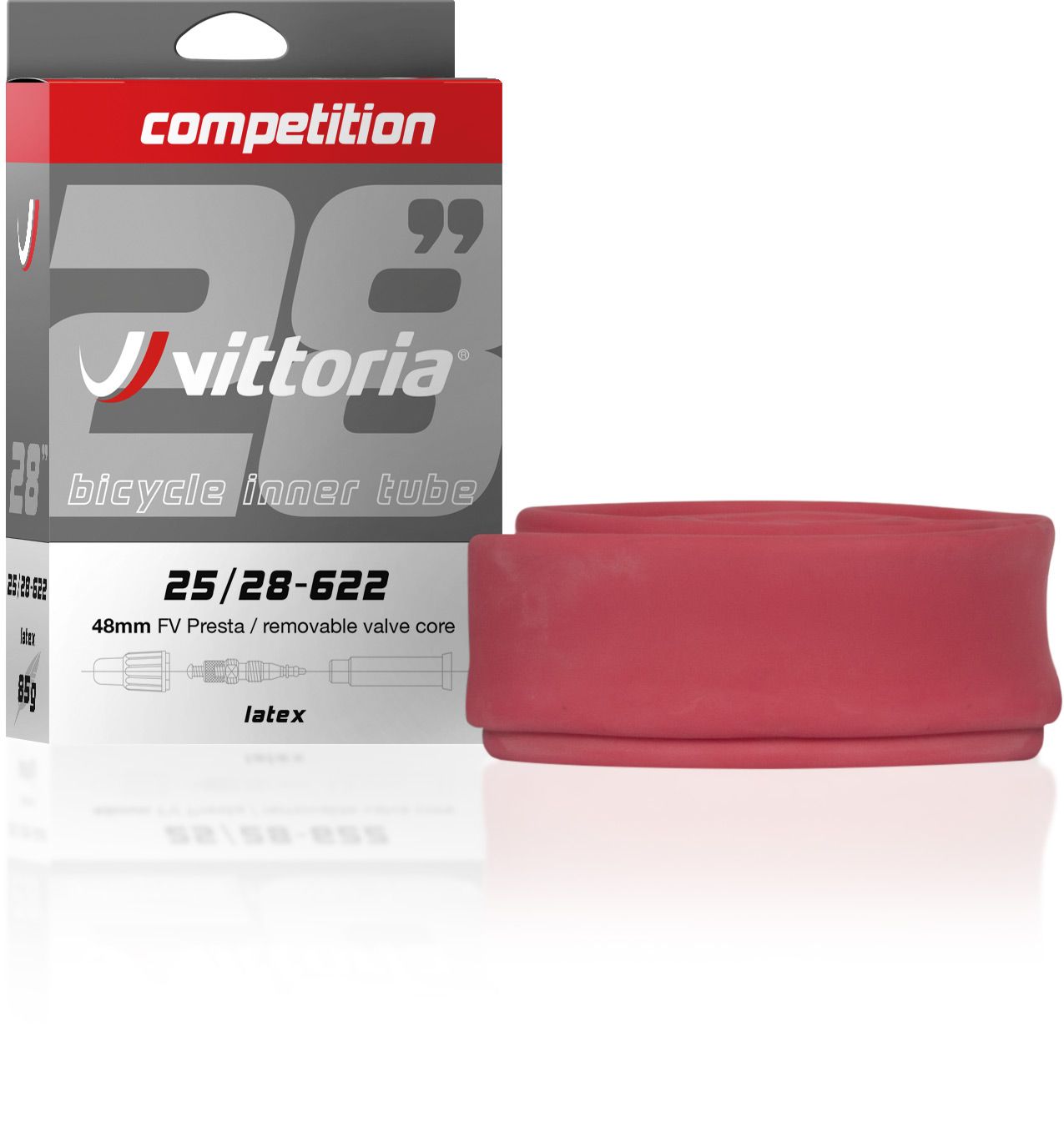VITTORIA COMPETITION LATEX MTB PRESTA 48mm TUBE