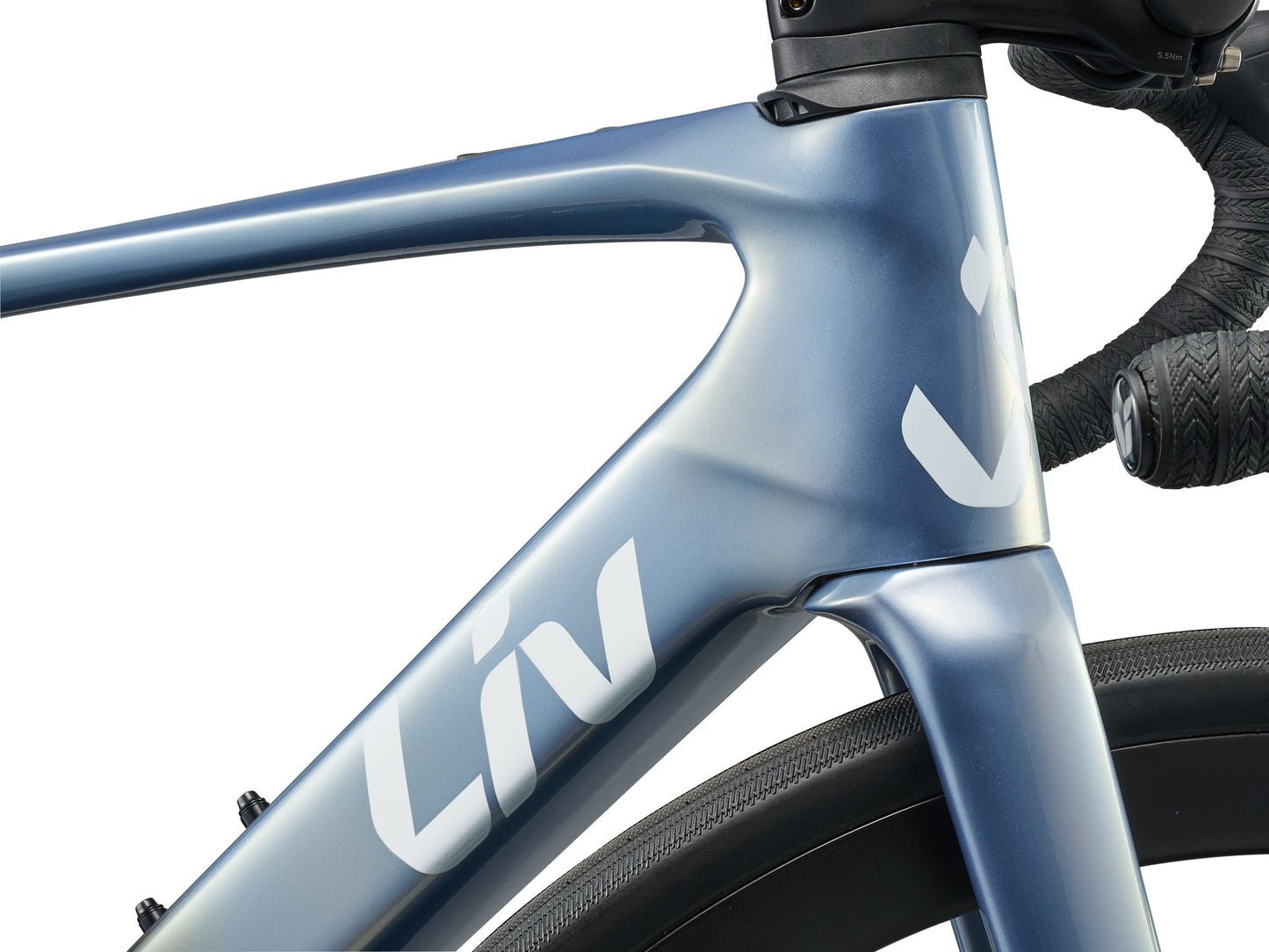 GIANT LIV AVAIL ADVANCED E+ ELITE 1 eROAD BIKE 2026 DREAMY BLUE/CARBON