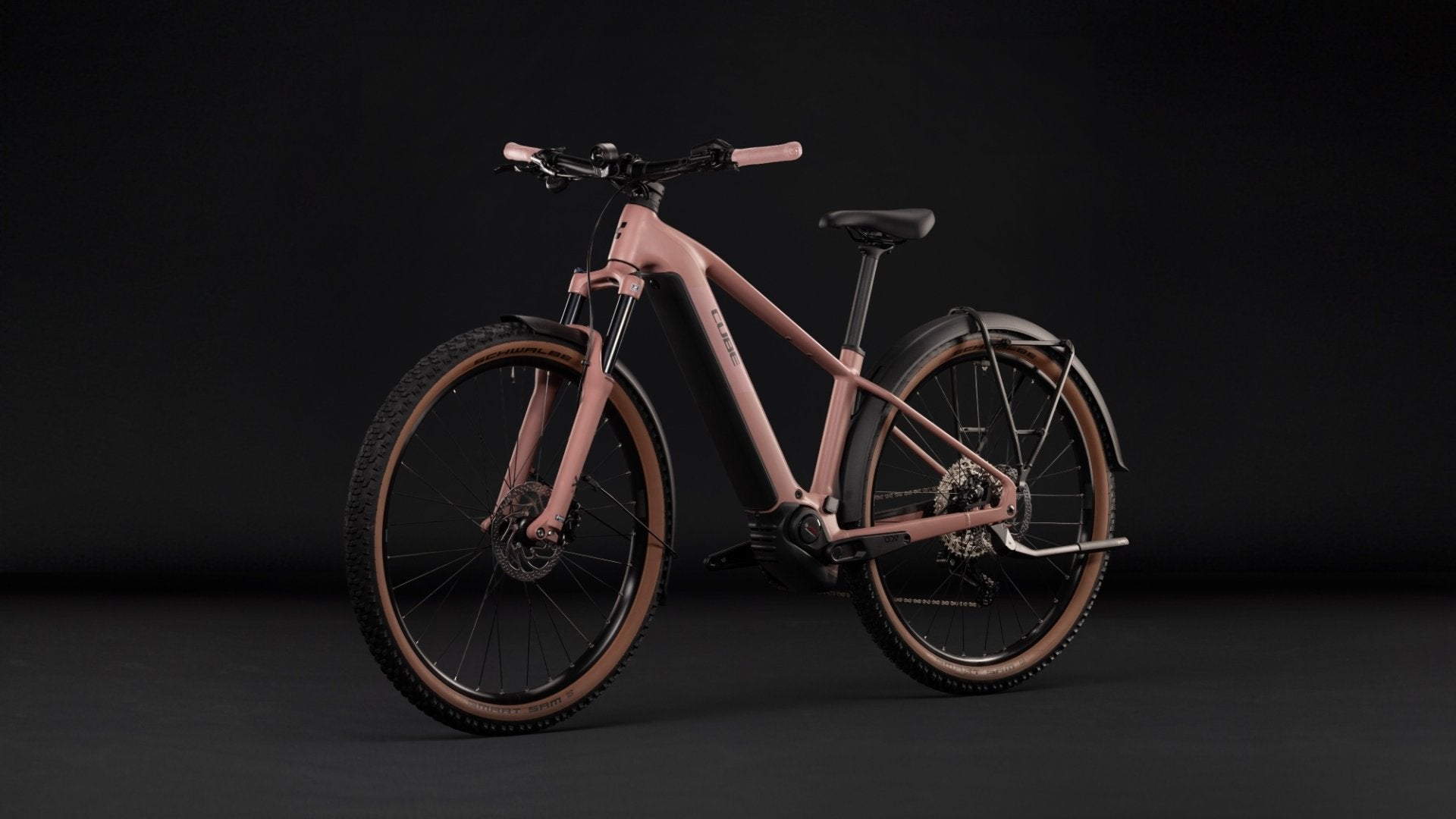 CUBE REACTION HYBRID PERFORMANCE 720 FE HARDTAIL eMTB BIKE 2027 RUBY 'N' BLACK
