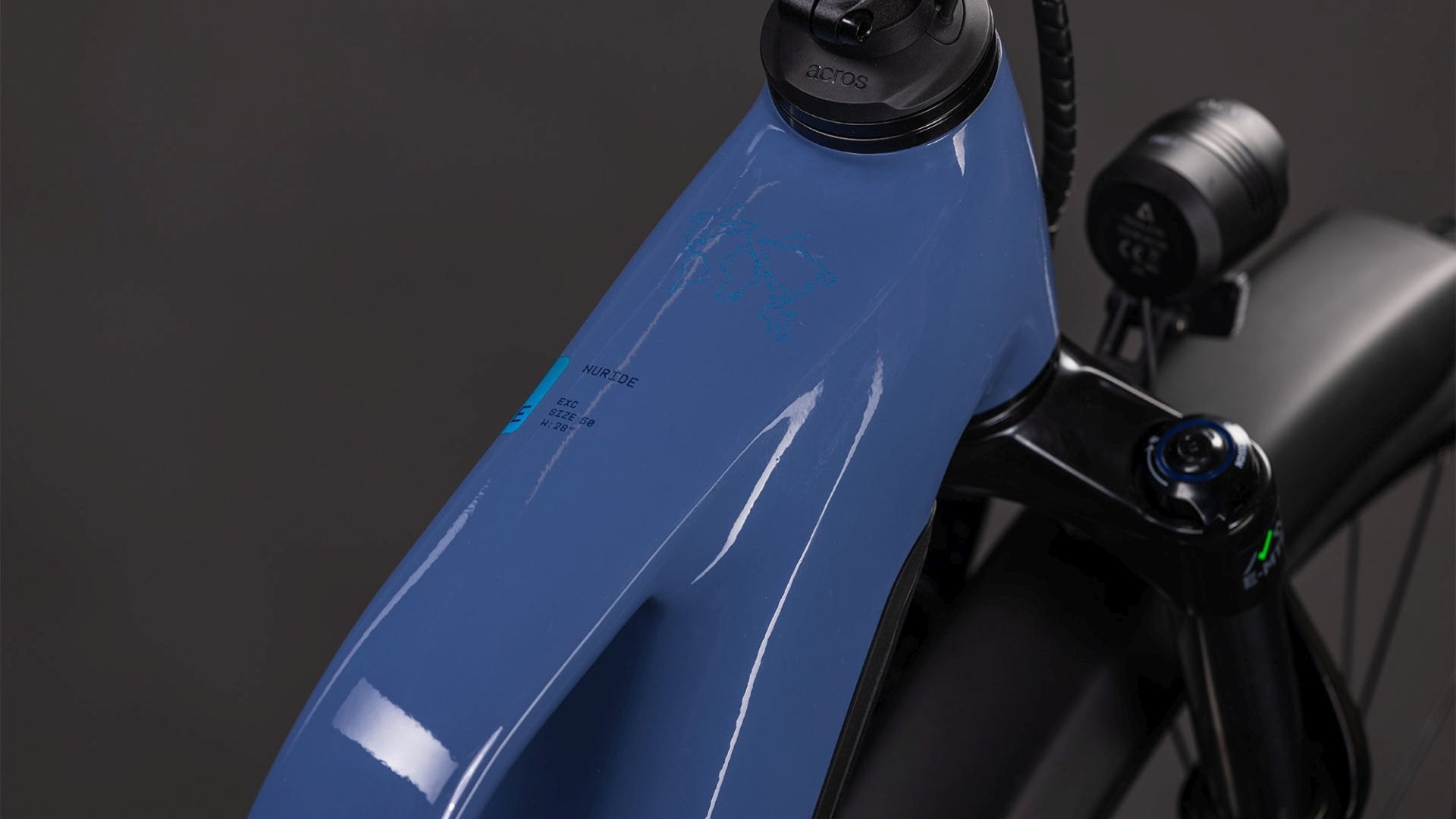 CUBE NURIDE HYBRID EXC 800 TRAPEZE eTREKKING BIKE 2026 JEANSBLUE' N 'BLUE