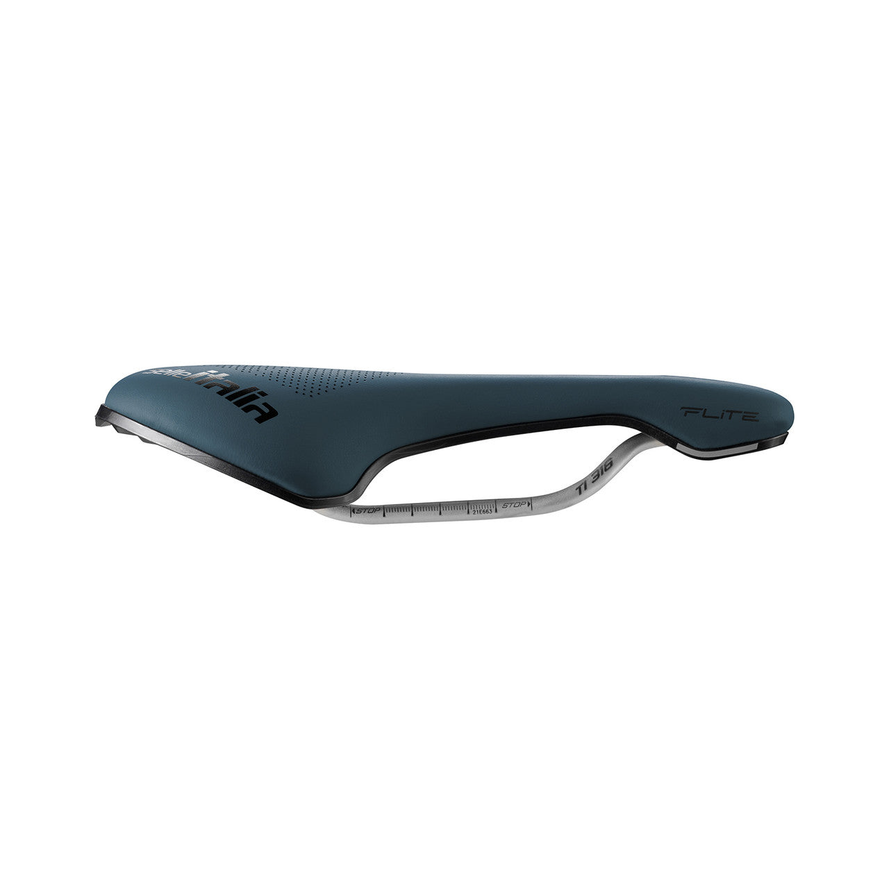 SELLE ITALIA FLITE BOOST GRAVEL TI 316 SUPERFLOW SADDLE BLUE GRANITE