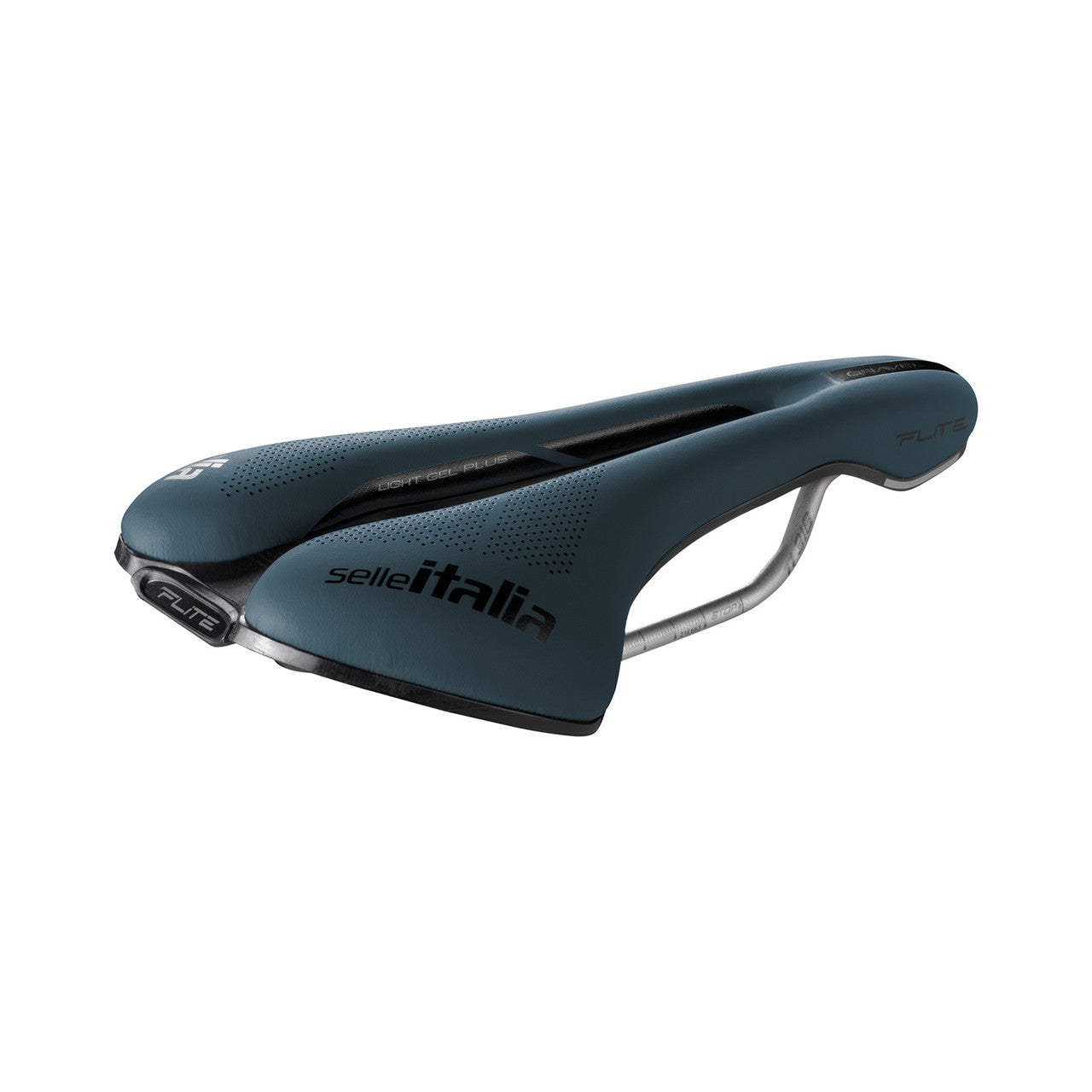 SELLE ITALIA FLITE BOOST GRAVEL TI 316 SUPERFLOW SADDLE BLUE GRANITE