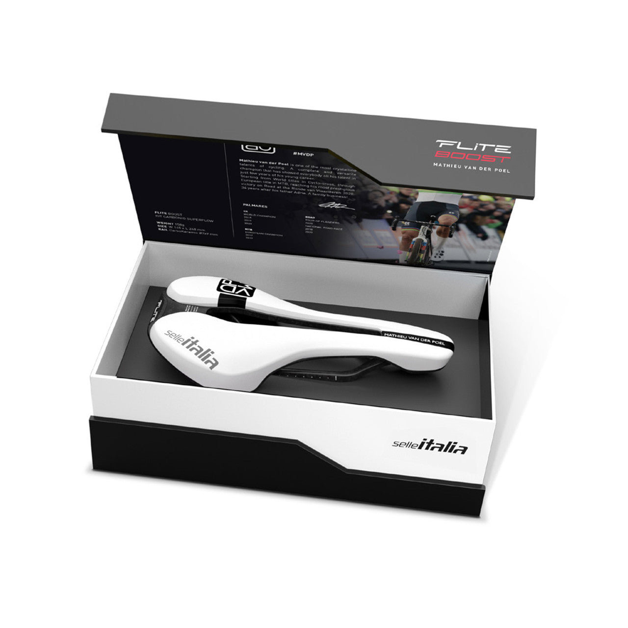 SELLE ITALIA FLITE BOOST KIT CARBONIO SUPERFLOW MVDP EDITION SADDLE