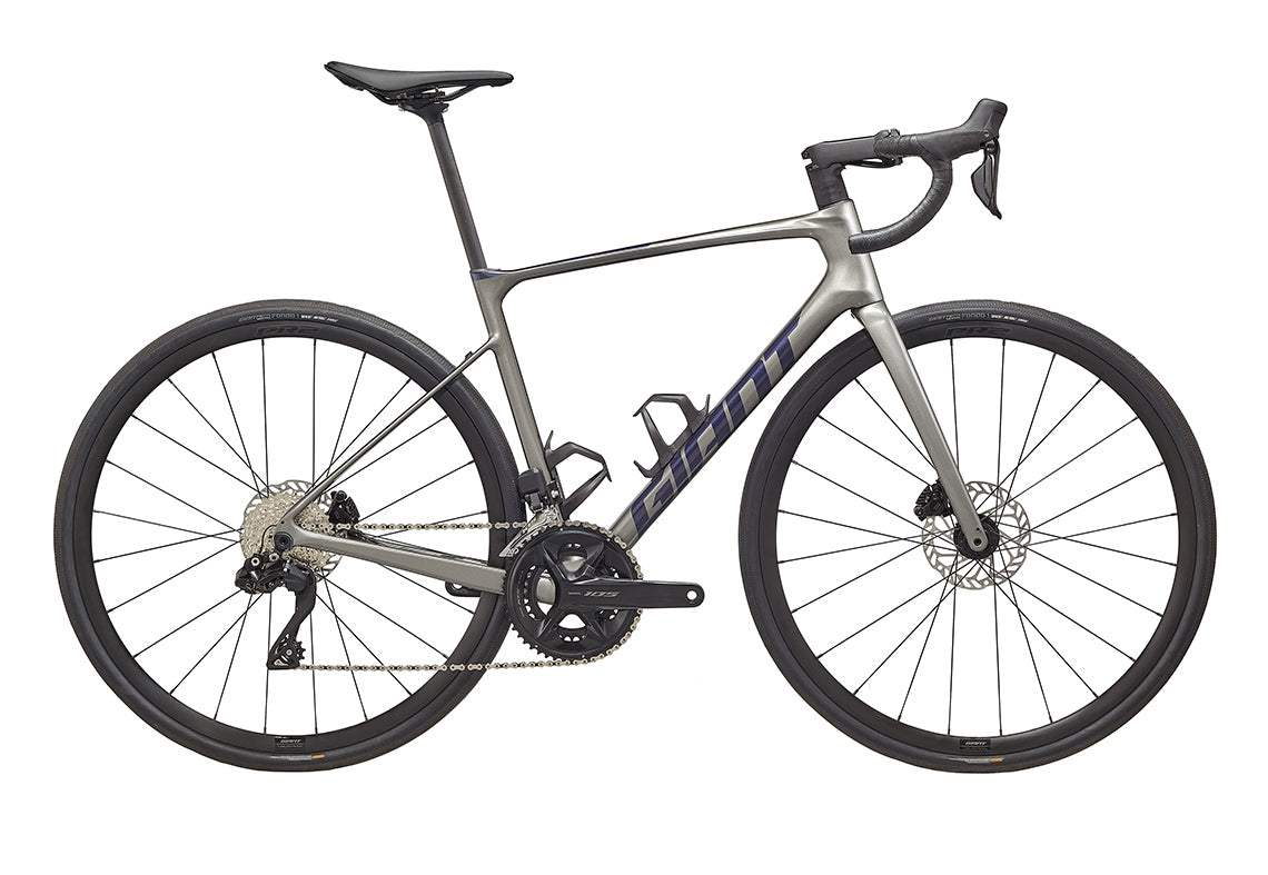 GIANT DEFY ADVANCED 1 ROAD BIKE 2024 - CHARCOAL/MILKY WAY