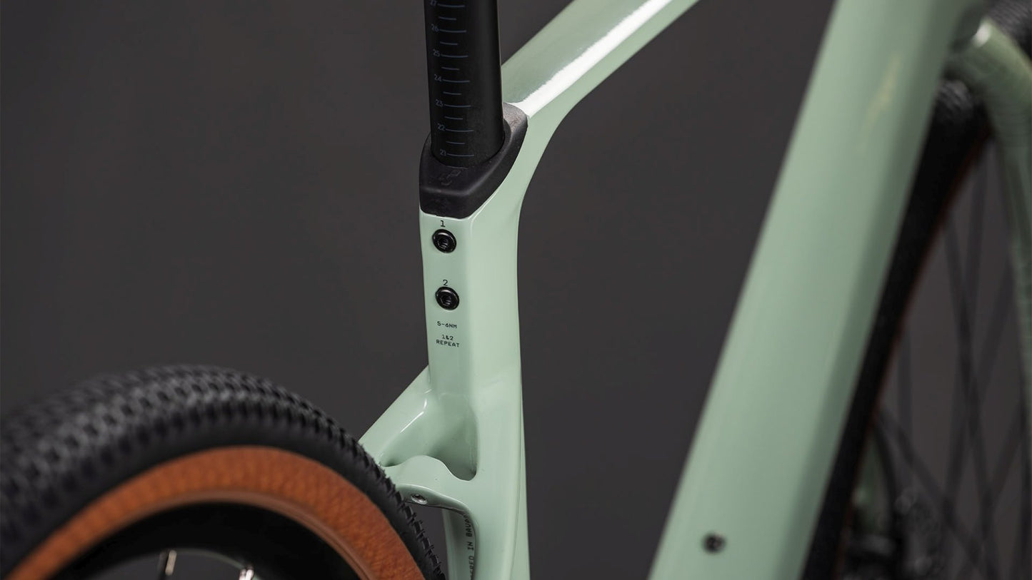CUBE NUROAD C:62 ONE GRAVEL BIKE 2026 ALOEGREEN' N 'BLACK