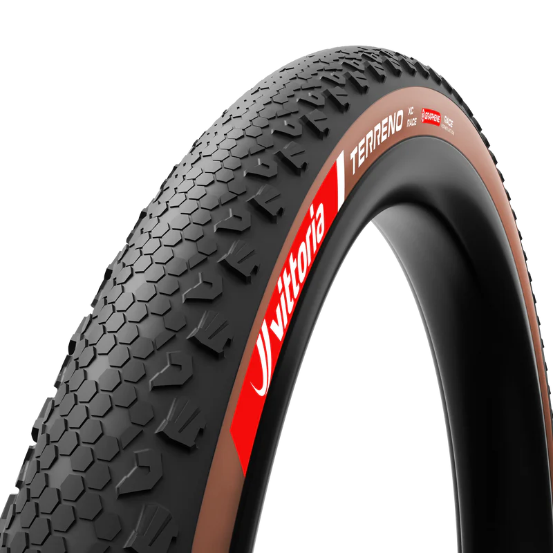 VITTORIA TERRENO XC RACE 29" TLR TYRE GRAPHENE 2.0 FOLDING TYRE BROWN