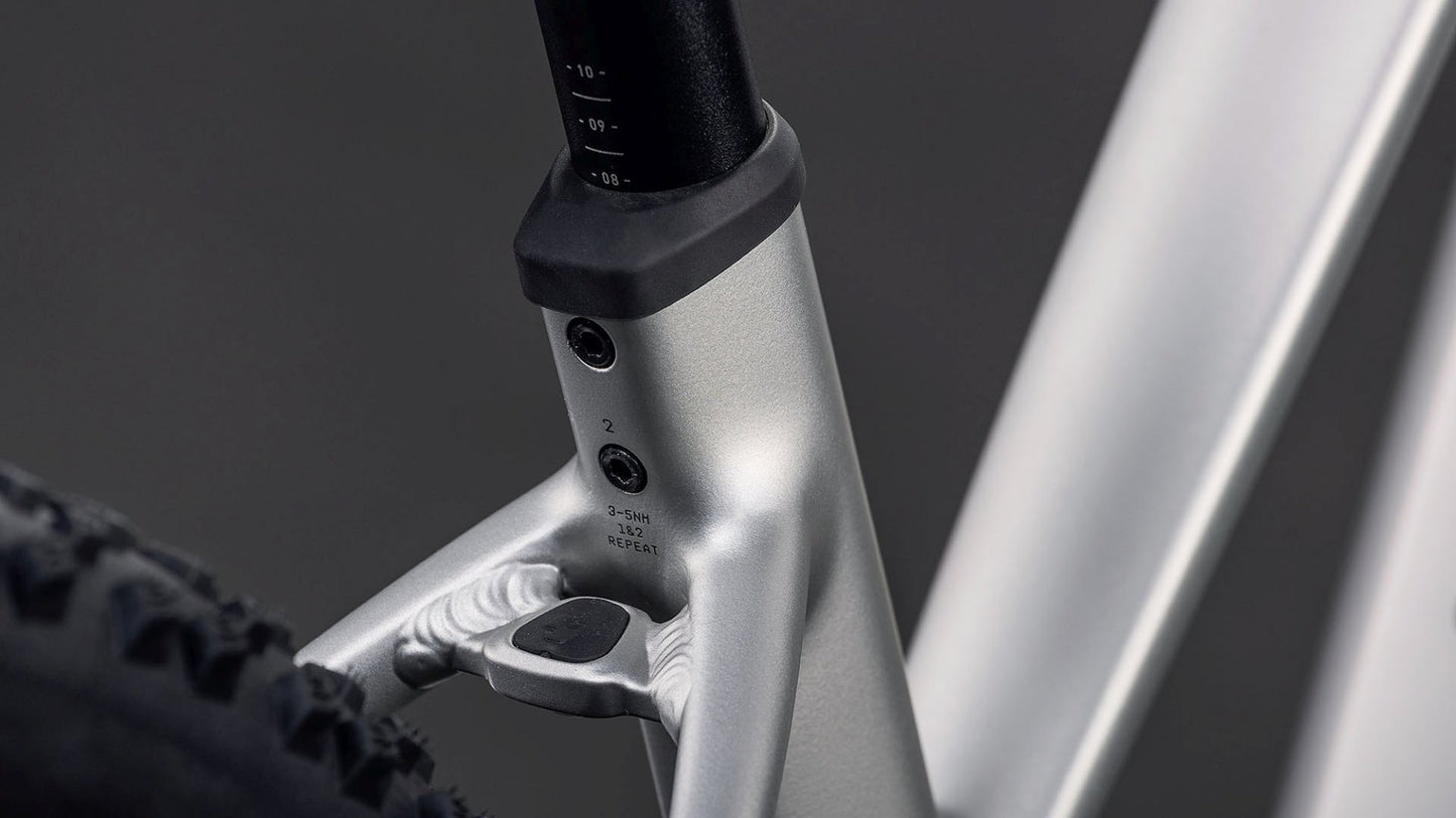 CUBE REACTION HYBRID ONE 600 TRAPEZE eMTB BIKE 2026 SLEEKGREY' N 'PRISM