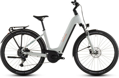 CUBE NURIDE HYBRID PERFORMANCE 600 EASY ENTRY eTREKKING BIKE 2026 DESERTSTONE' N 'GREY