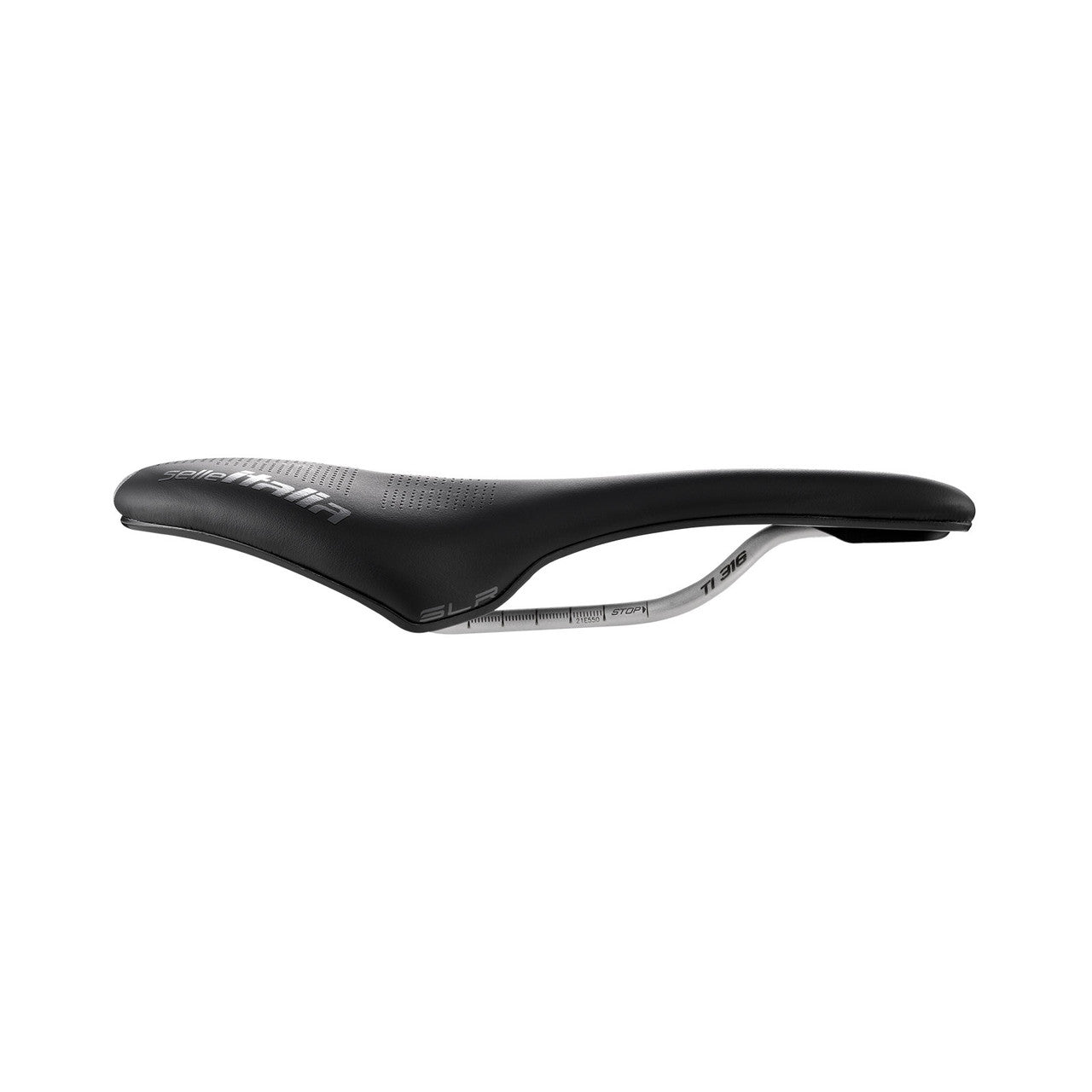 SELLE ITALIA SLR BOOST GRAVEL TI 316 SUPERFLOW SADDLE BLACK