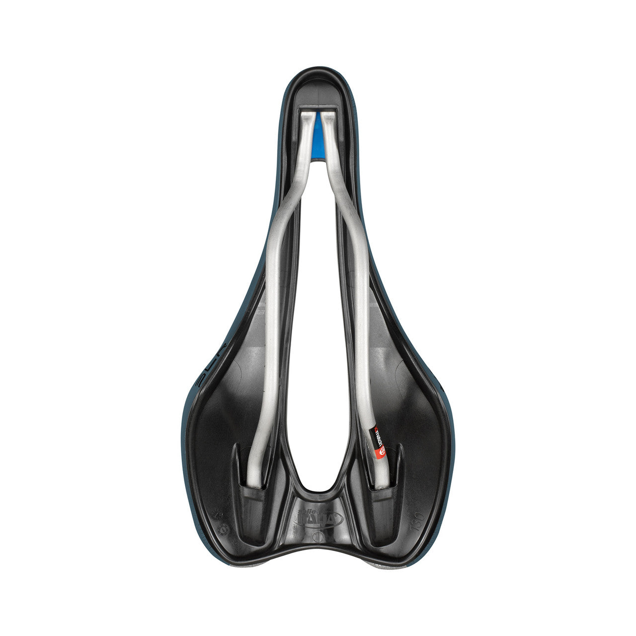 SELLE ITALIA SLR BOOST GRAVEL TI 316 SUPERFLOW SADDLE BLUE GRANITE
