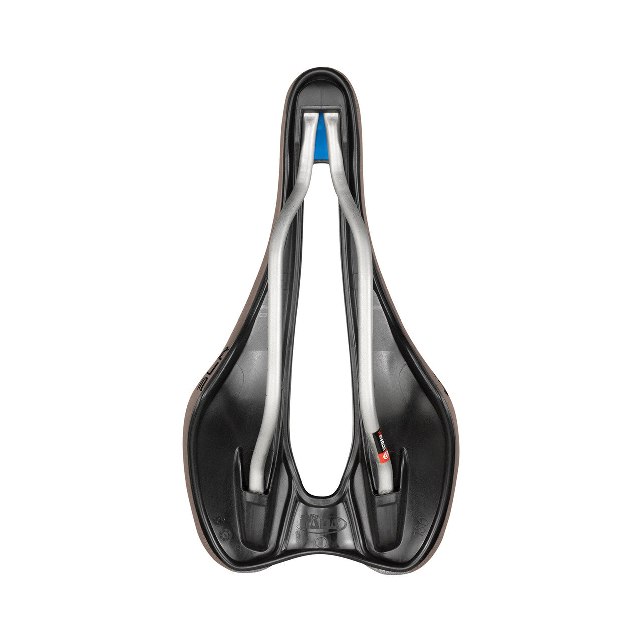 SELLE ITALIA SLR BOOST GRAVEL TI 316 SUPERFLOW SADDLE MUD BROWN