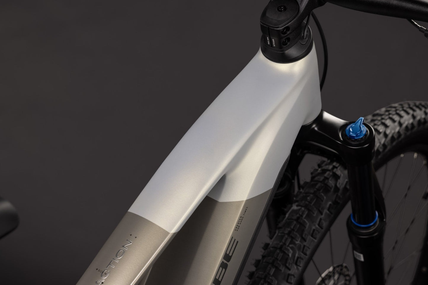 CUBE REACTION HYBRID ONE 720 HARDTAIL eMTB BIKE 2027 PEARLSILVER 'N' CHROME