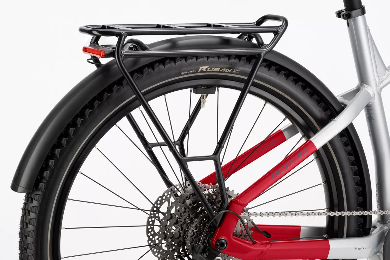 HAIBIKE TREKKING 7 LOW HARDTAIL eMTB BIKE 2025 GLOSS SOFT GREY/RED/BLUE