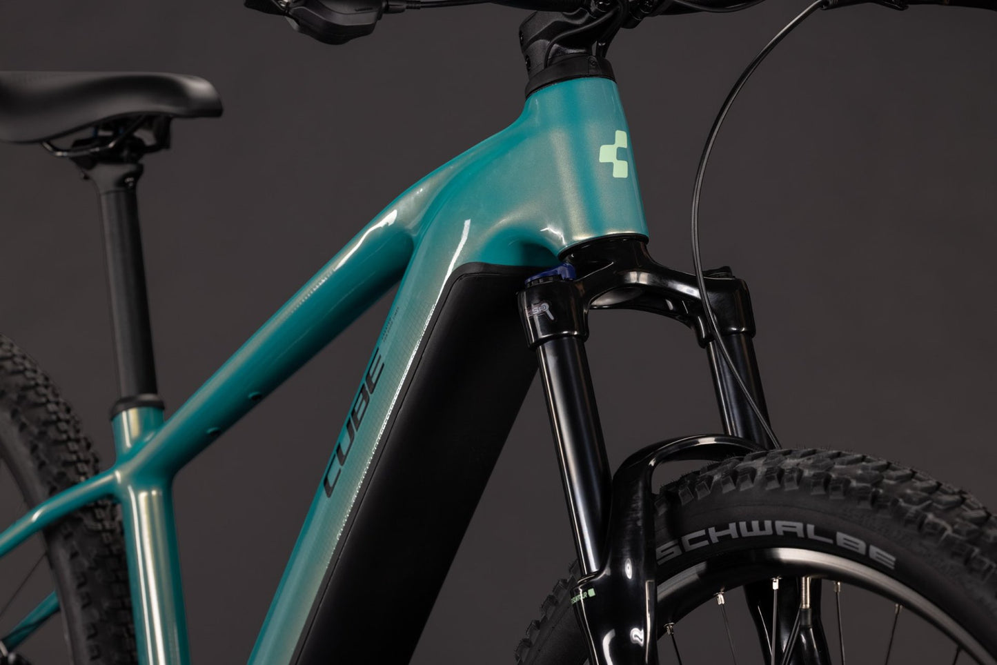 CUBE REACTION HYBRID PERFORMANCE 720 HARDTAIL eMTB BIKE 2027 MALDIVIAN 'N' BLACK