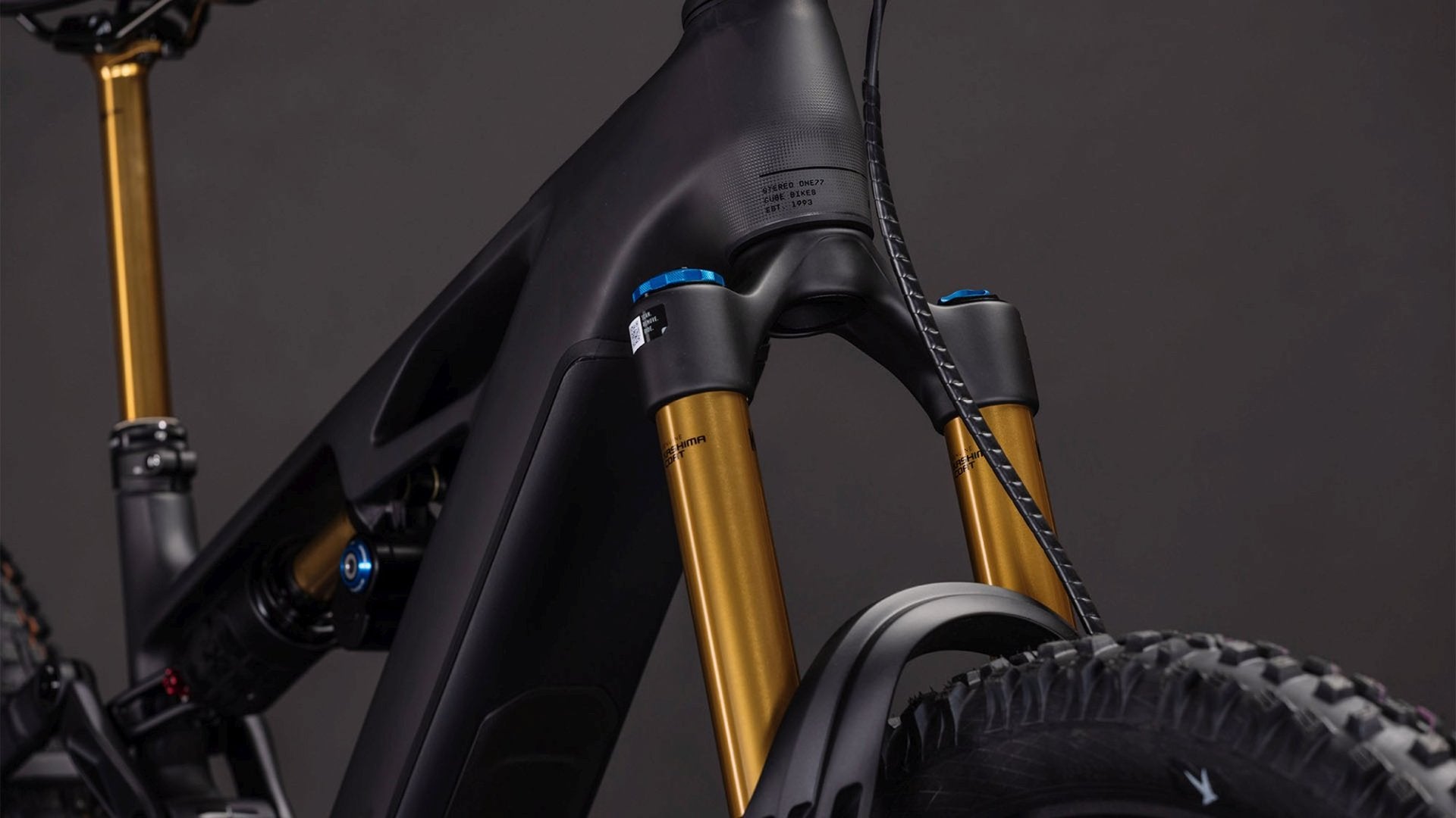 CUBE STEREO HYBRID ONE77 HPC AT 800 eMTB BIKE 2026 CARBON' N 'GOLD